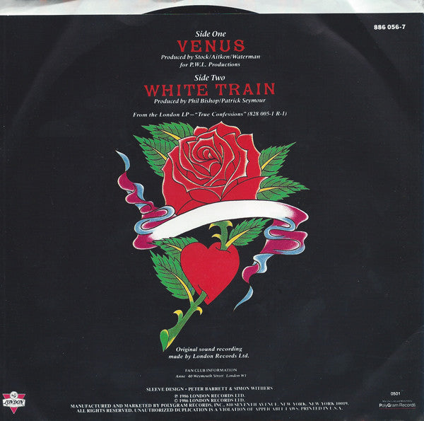 Bananarama : Venus (7",45 RPM,Single)