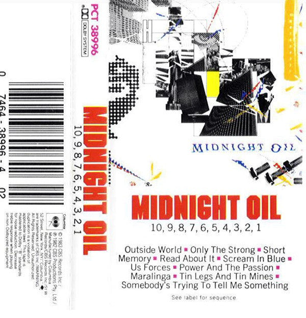 Midnight Oil : 10, 9, 8, 7, 6, 5, 4, 3, 2, 1 (Album)