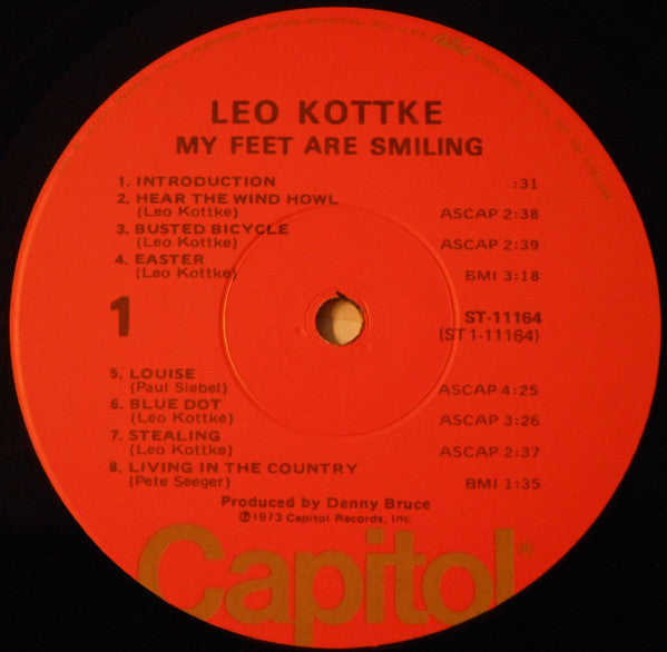 Leo Kottke : My Feet Are Smiling (LP,Album)