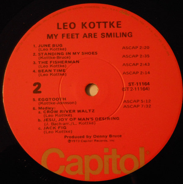 Leo Kottke : My Feet Are Smiling (LP,Album)