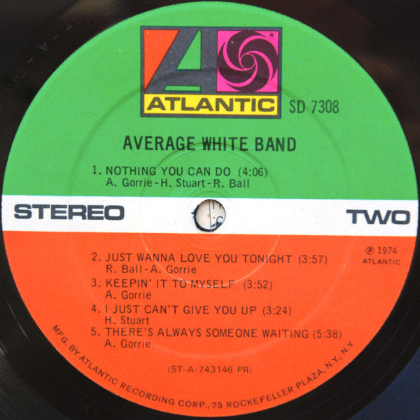 Average White Band : AWB (LP,Album,Stereo)