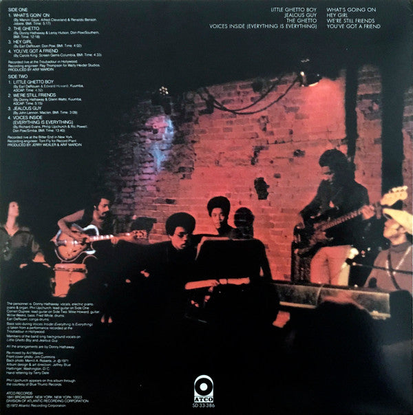 Donny Hathaway : Live (LP,Album,Reissue)