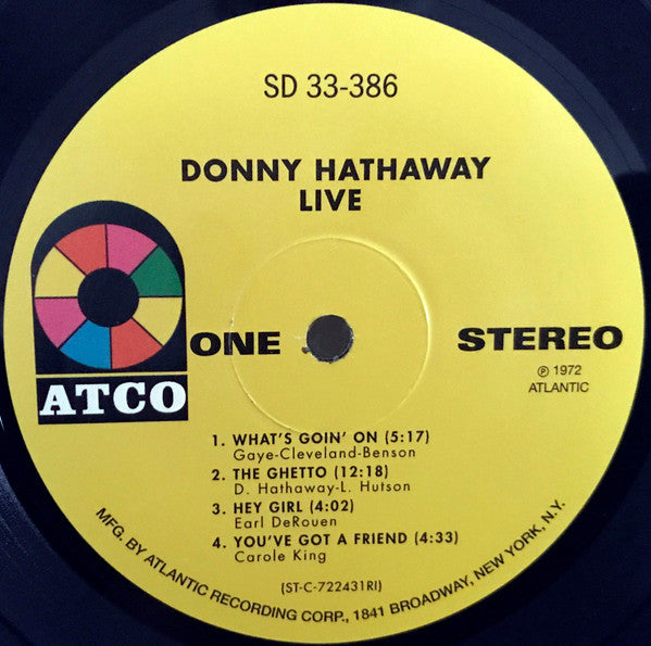 Donny Hathaway : Live (LP,Album,Reissue)