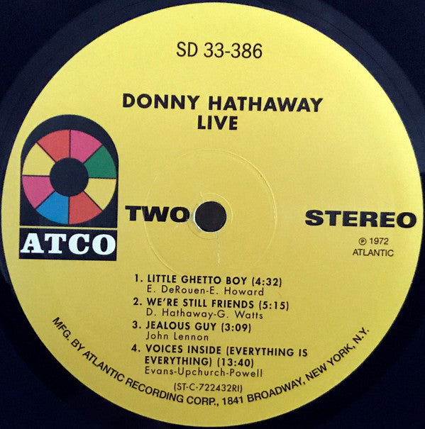 Donny Hathaway : Live (LP,Album,Reissue)