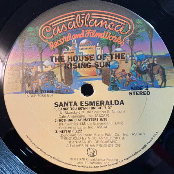 Santa Esmeralda : The House Of The Rising Sun  (LP,Album)