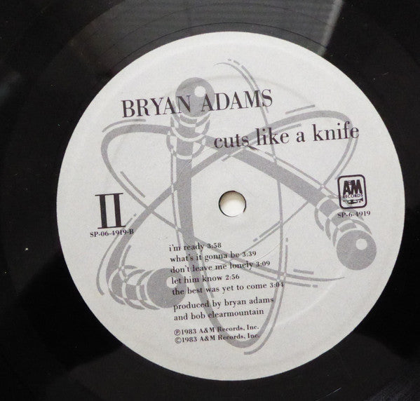 Bryan Adams : Cuts Like A Knife (LP,Album)