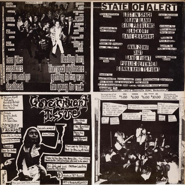 Various : Four Old 7"s On A 12" (LP,Compilation)