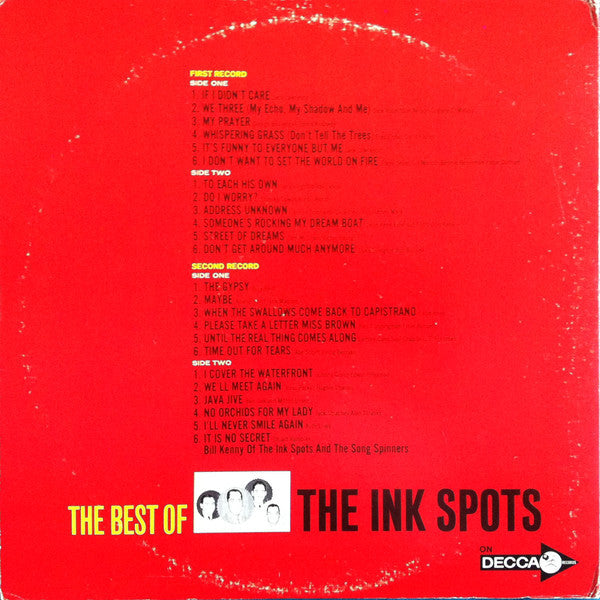 Ink Spots, The : The Best Of The Ink Spots (LP,Album,Compilation)