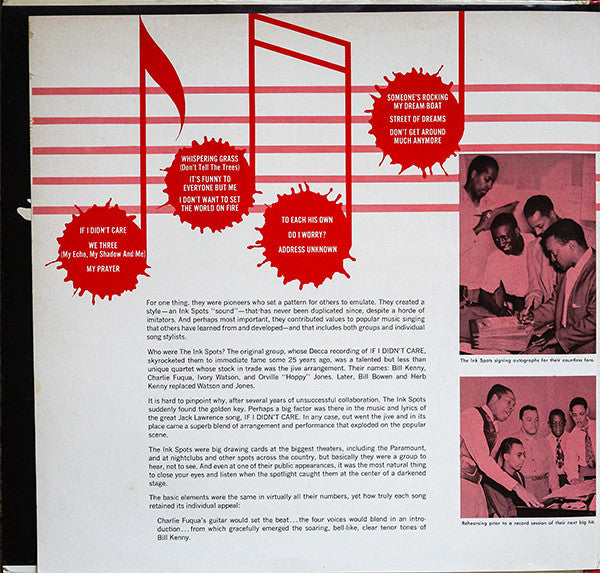 Ink Spots, The : The Best Of The Ink Spots (LP,Album,Compilation)