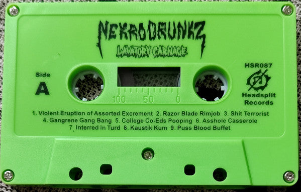 Nekro Drunkz : Lavatory Carnage (Album)