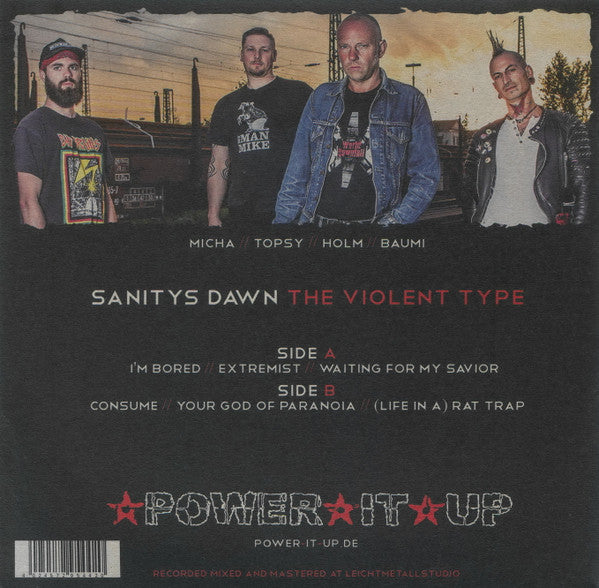 Sanitys Dawn : The Violent Type (7",33 ⅓ RPM,EP)