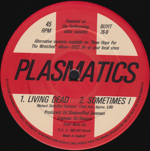 Plasmatics (2) : Butcher Baby (12",45 RPM,Single)