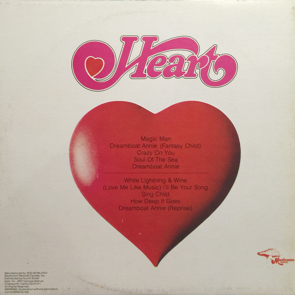 Heart : Dreamboat Annie (LP,Album)