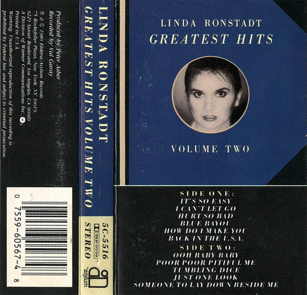Linda Ronstadt : Greatest Hits Volume Two (Compilation)
