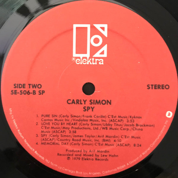 Carly Simon : Spy (LP,Album)