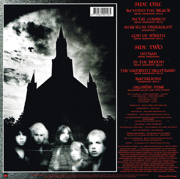 Metal Church : Metal Church (LP,Album,Reissue)