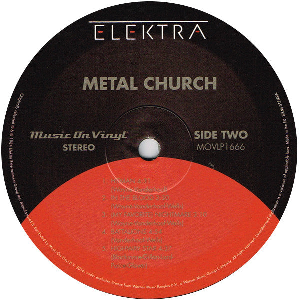 Metal Church : Metal Church (LP,Album,Reissue)
