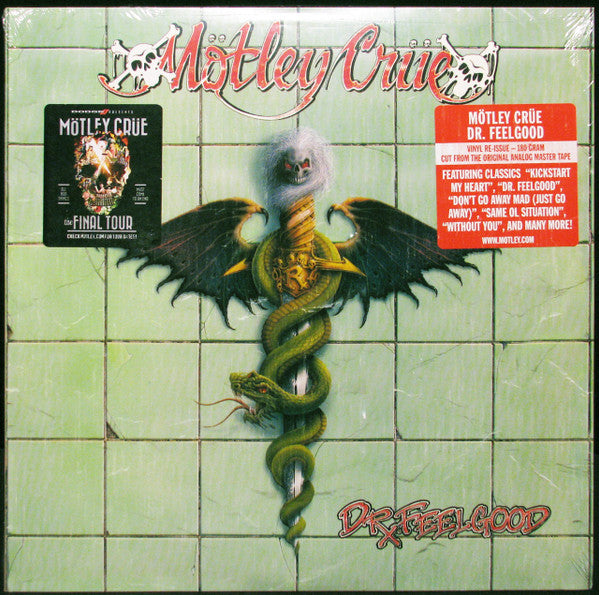 Mötley Crüe : Dr. Feelgood (LP,Album,Reissue,Remastered)