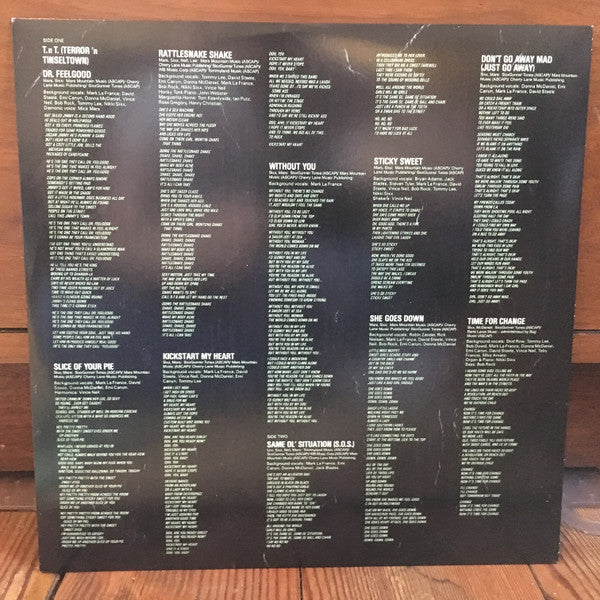 Mötley Crüe : Dr. Feelgood (LP,Album,Reissue,Remastered)