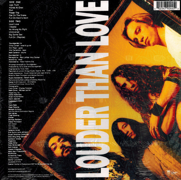 Soundgarden : Louder Than Love (LP,Album,Reissue,Remastered)