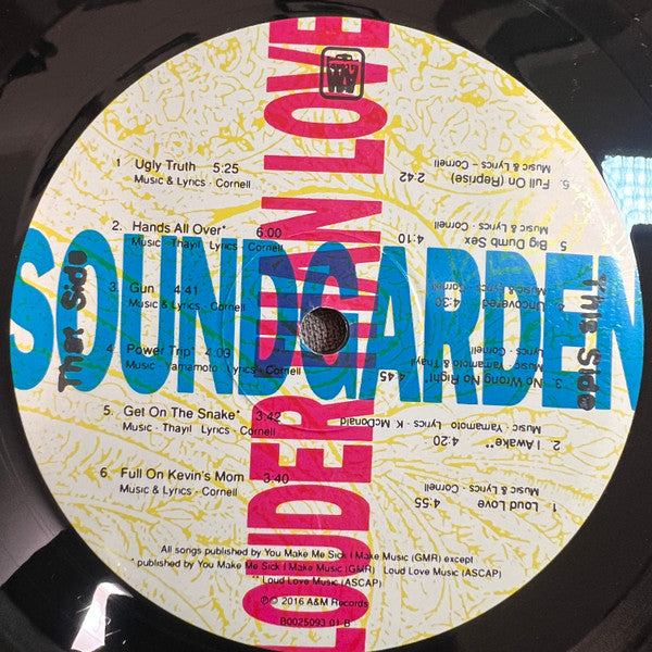 Soundgarden : Louder Than Love (LP,Album,Reissue,Remastered)