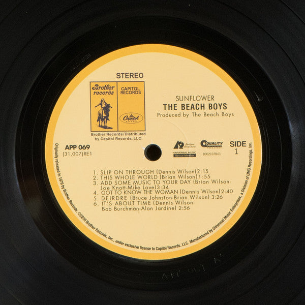 Beach Boys, The : Sunflower (LP,Album,Reissue,Remastered)