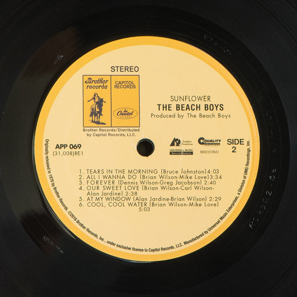 Beach Boys, The : Sunflower (LP,Album,Reissue,Remastered)