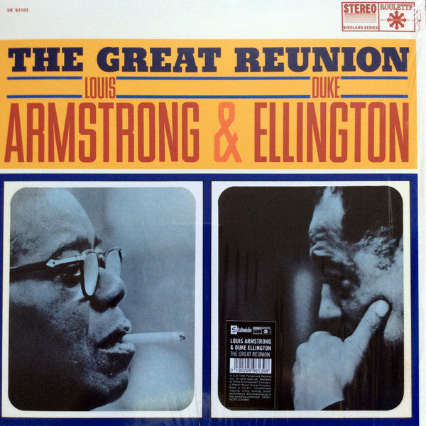 Louis Armstrong & Duke Ellington : The Great Reunion (LP,Album,Reissue,Stereo)