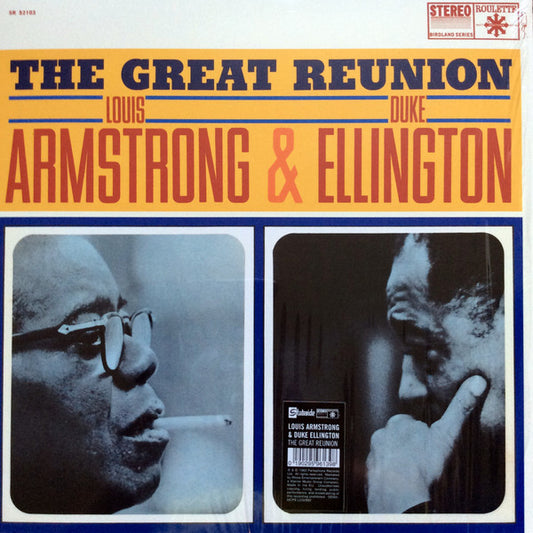 Louis Armstrong & Duke Ellington : The Great Reunion (LP,Album,Reissue,Stereo)