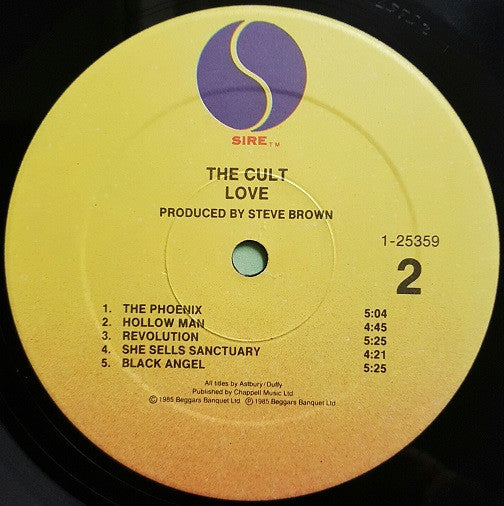 Cult, The : Love (LP,Album)
