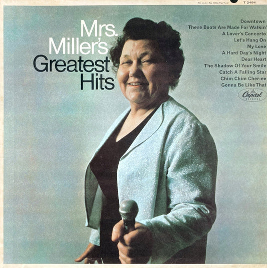 Mrs. Elva Miller : Mrs. Miller's Greatest Hits (LP,Mono,Album)