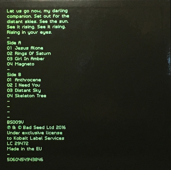 Nick Cave & The Bad Seeds : Skeleton Tree (LP,Album)