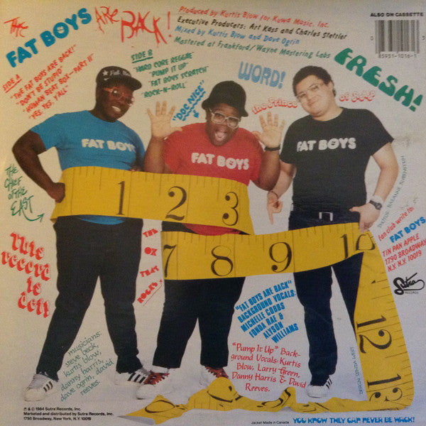 Fat Boys : The Fat Boys Are Back (LP,Album)