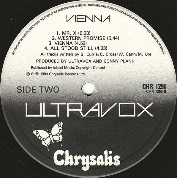 Ultravox : Vienna (LP,Album,Stereo)