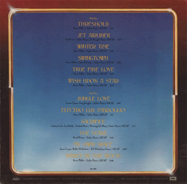 Steve Miller Band : Book Of Dreams (LP,Album)