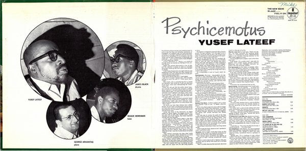 Yusef Lateef : Psychicemotus (LP,Album,Stereo)