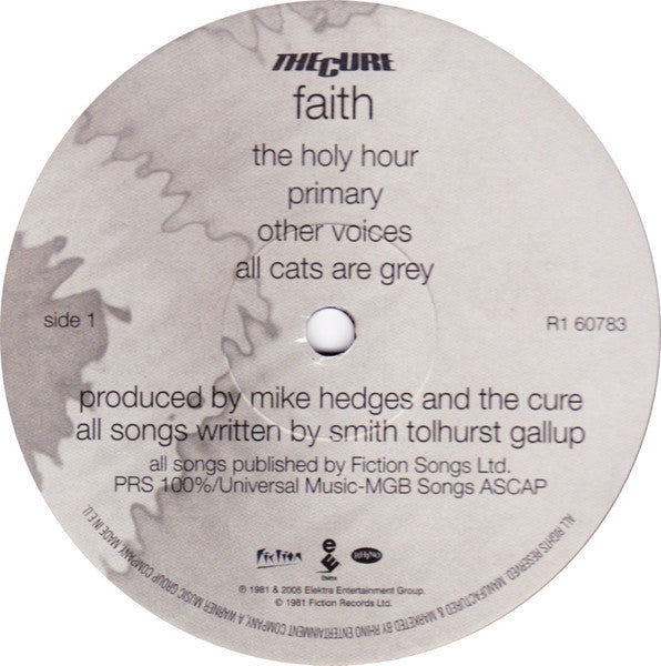 Cure, The : Faith (LP,Album,Reissue,Remastered)