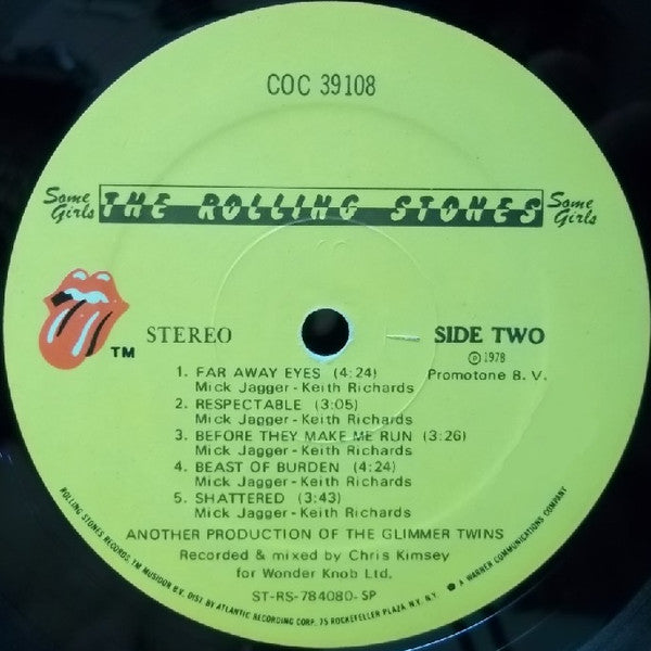 Rolling Stones, The : Some Girls (LP,Album)