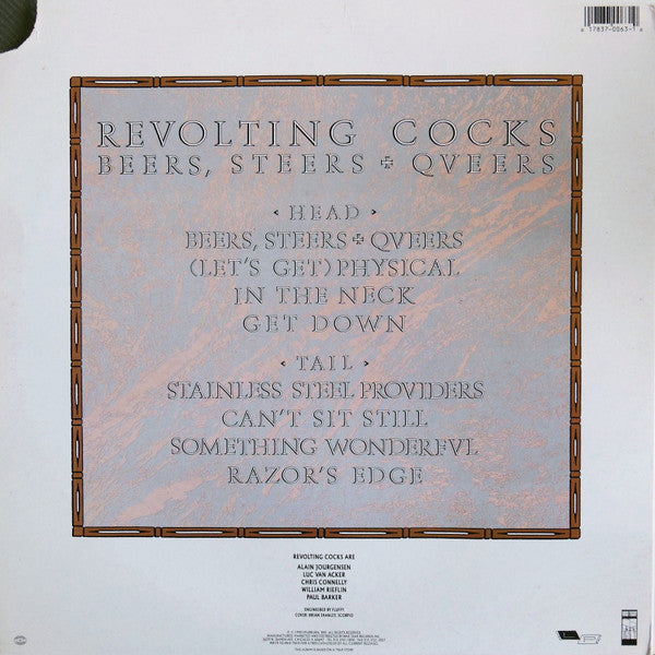 Revolting Cocks : Beers, Steers + Queers (The Album) (LP,Album)