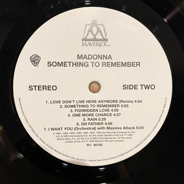 Madonna : Something To Remember (LP,Compilation,Reissue)