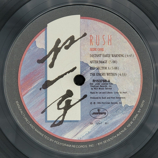 Rush : Grace Under Pressure (LP,Album,Club Edition,Stereo)