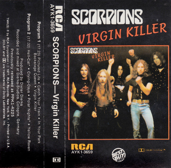 Scorpions : Virgin Killer (Album,Reissue)