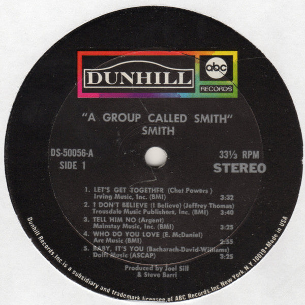 Smith (3) : A Group Called Smith (LP,Album)