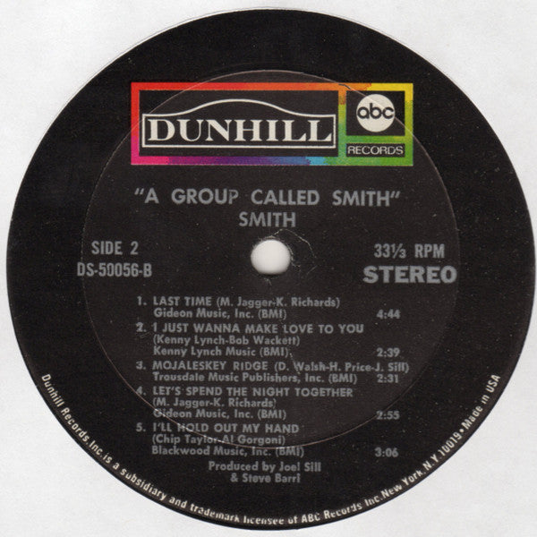 Smith (3) : A Group Called Smith (LP,Album)
