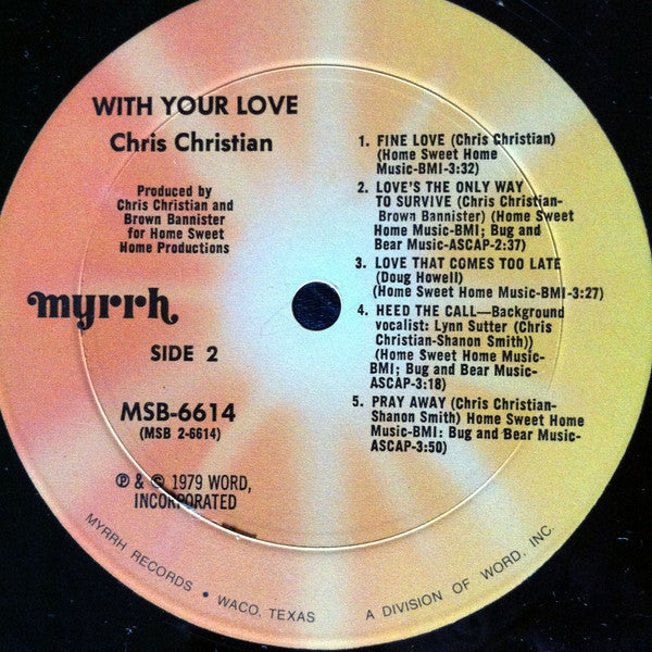Chris Christian : With Your Love (LP,Album)
