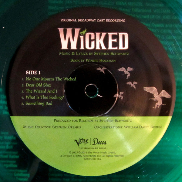 Stephen Schwartz : Wicked (Original Broadway Cast Recording) (LP,Album,Limited Edition,Reissue)