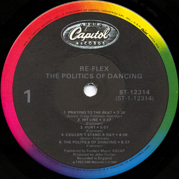 Re-Flex (2) : The Politics Of Dancing (LP,Album)