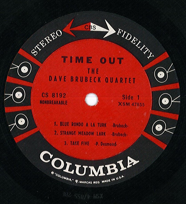 Dave Brubeck Quartet, The : Time Out (LP,Album,Repress,Stereo)