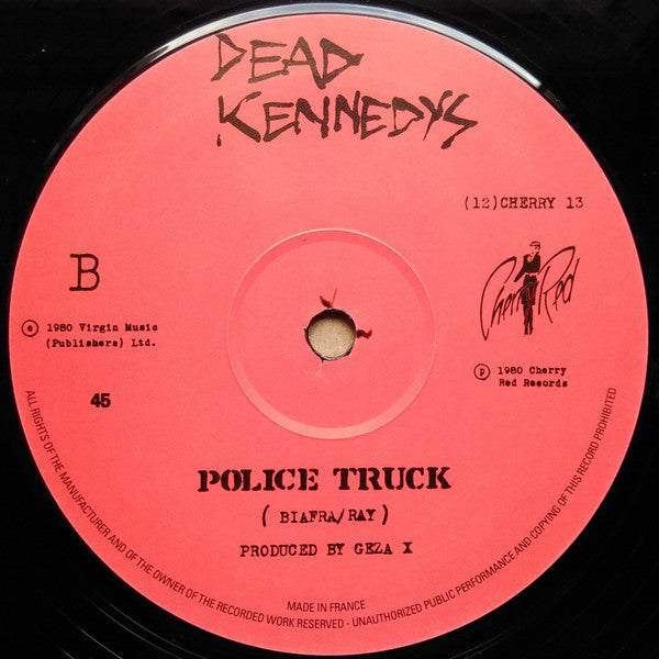 Dead Kennedys : Holiday In Cambodia (12",45 RPM)