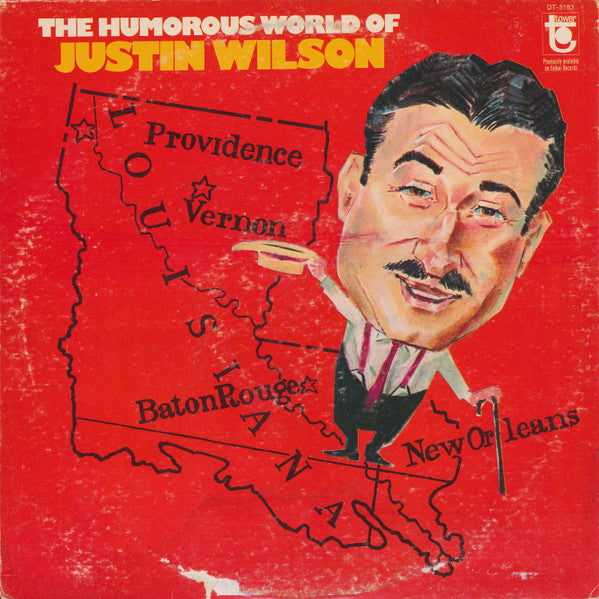 Justin Wilson : The Humorous World Of Justin Wilson (LP,Album,Reissue)